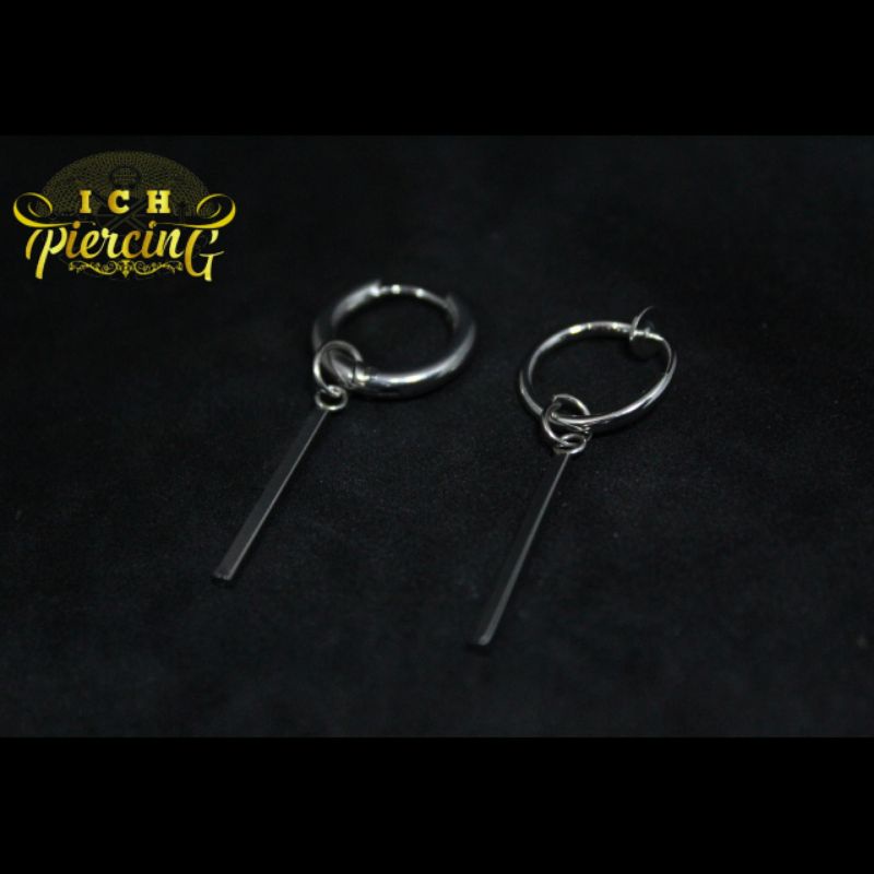 ANTING HOOPS BATANG MODEL GANTUNGAN ALA KOREA