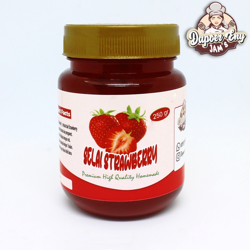

Dapoereny - Selai Stoberi Strawberry 250 Gram / Selai Homemade