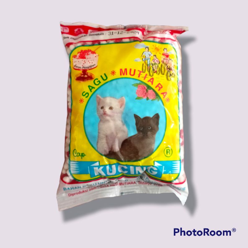 Sagu Mutiara® Cap Kucing Kemasan 100g