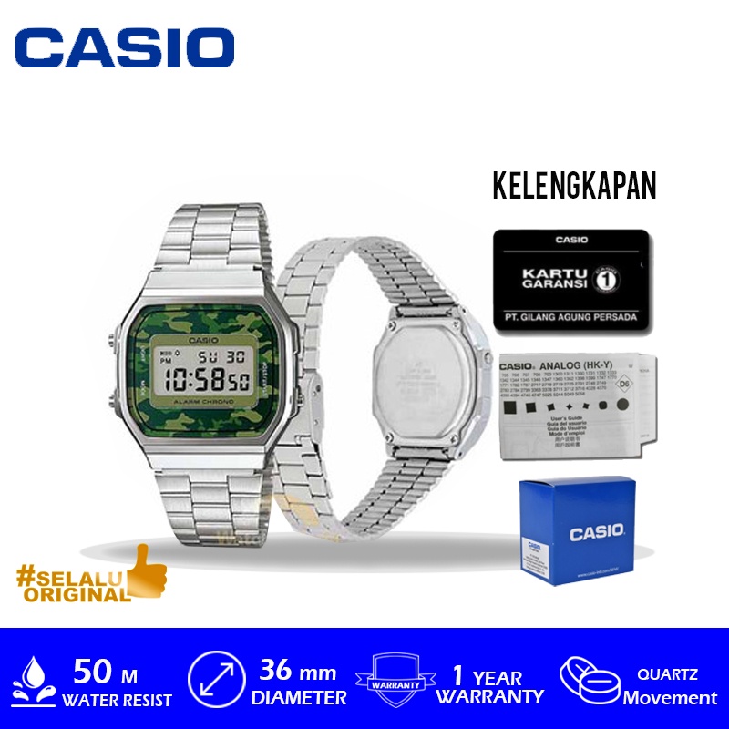 Casio General A168WEC-3DF/A168WEC3DF/A168WEC Original