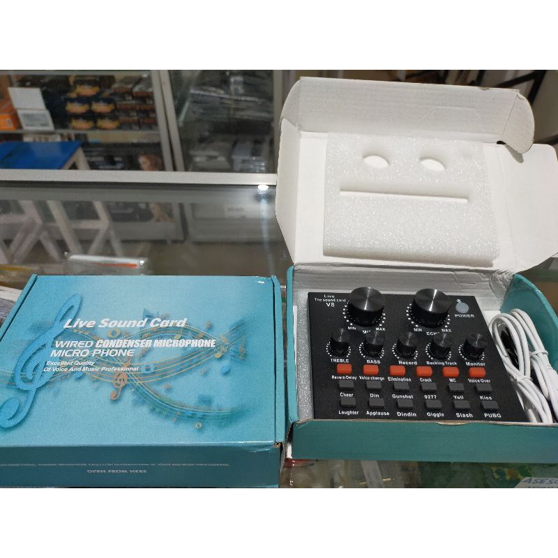 pilihan recording pemula taffware soundcard v8