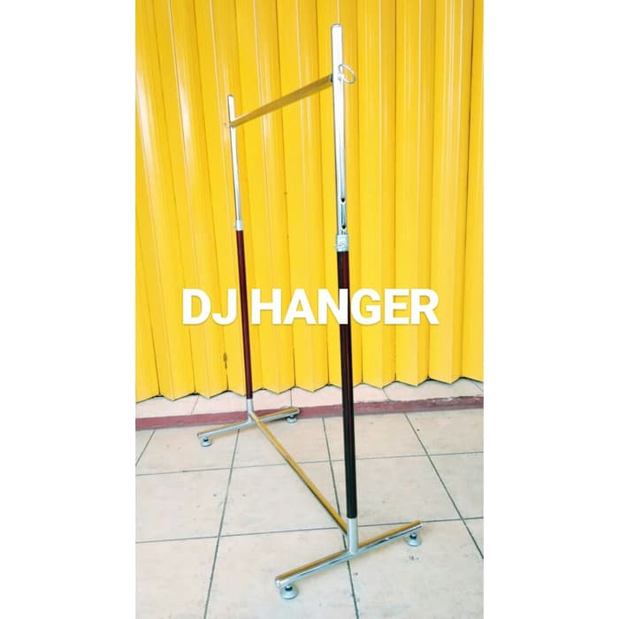 Gawang Hanger Gantungan Baju Model Pipa Bulat (80cm)