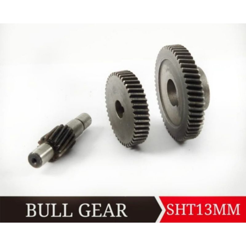 BULL Gear Gir 3 pcs SHANGHAI HITACHI 13 mm SHT  gigi mesin bor