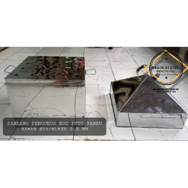 SET KUKUSAN DANDANG KUE PUTU BAMBU DAN CETAKAN KUE PUTU BAMBU 20 pcs