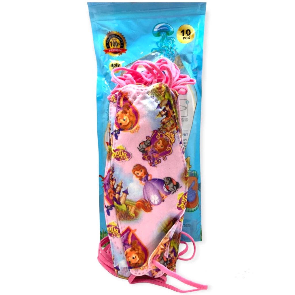 Masker KF94 3ply iCare Anak 3D Sachet Pack Premium Quality isi 10pc