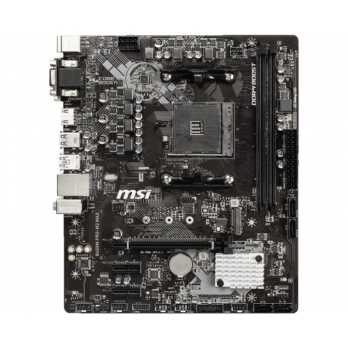 MSI B450M PRO-M2 MAX AMD B450 AM4 DDR4 Micro ATX