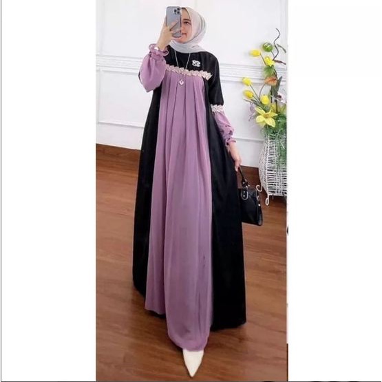 Ryana Maxy / Gamis Wanita Terbaru 2022 Mewah / Gamis Kondangan Model Terbaru / Dress Wanita / Gamis 