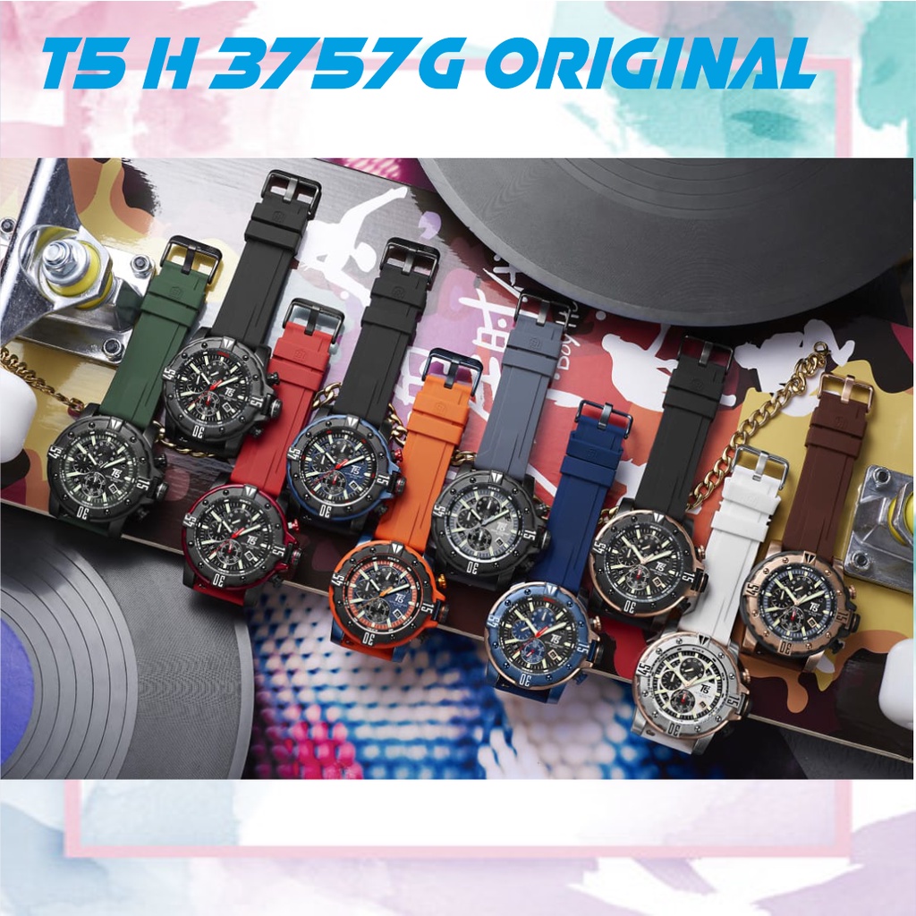 jam tangan pria H 3757G Original elegant keren