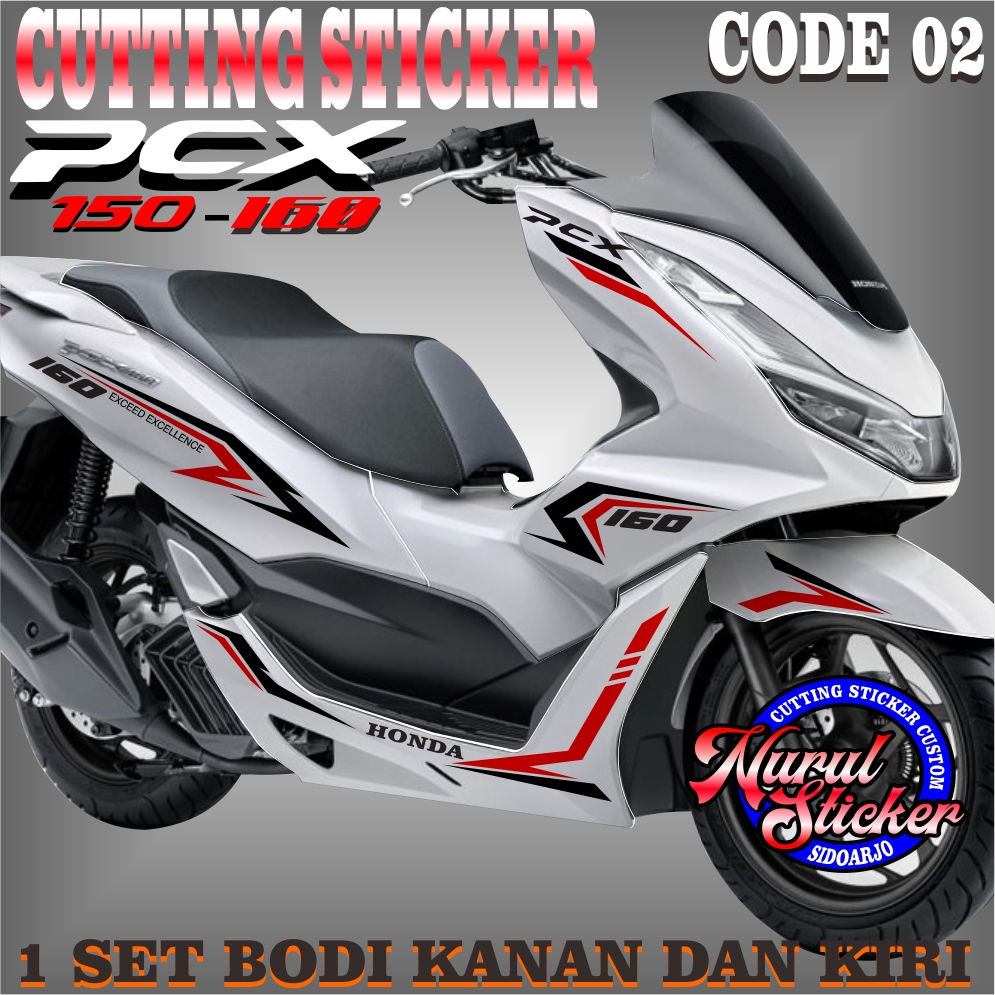 STICKER PCX,CUTTTING STICKER PCX 160,STICKER MOTOR PCX 160