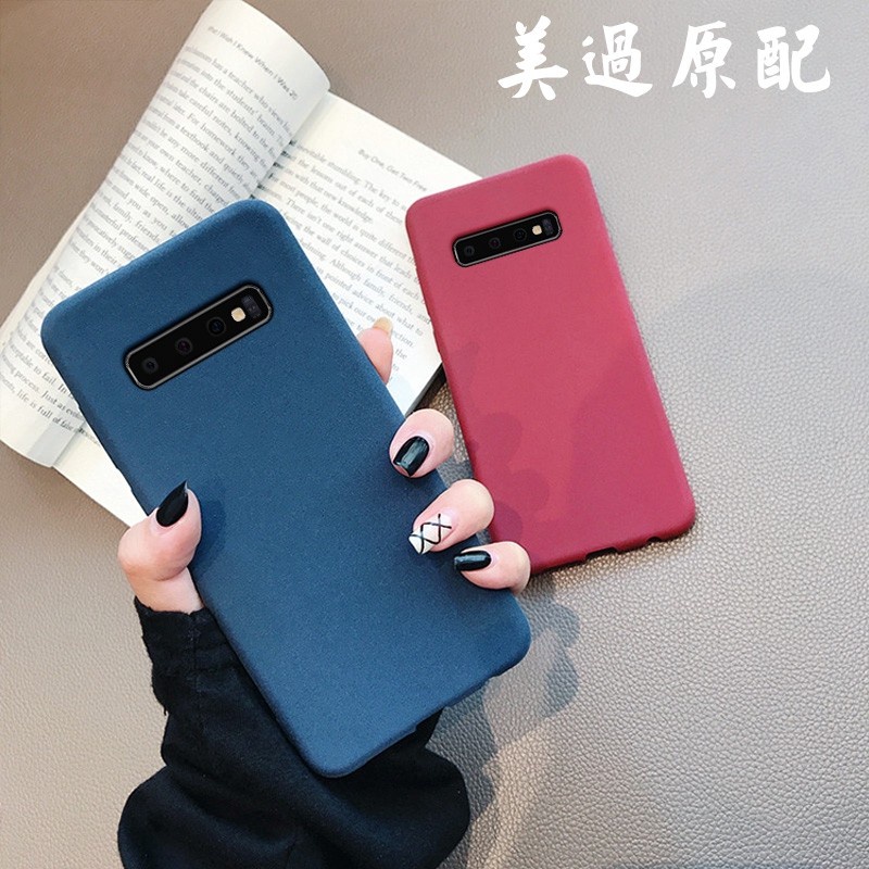 Soft Case Samsung Galaxy S9 S9 Plus S10 S10 Plus S10 Lite Slim Matte Silicon Sandstone