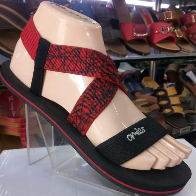 SANDAL GUNUNG WANITA OMILES - MERAH MUDA, 37