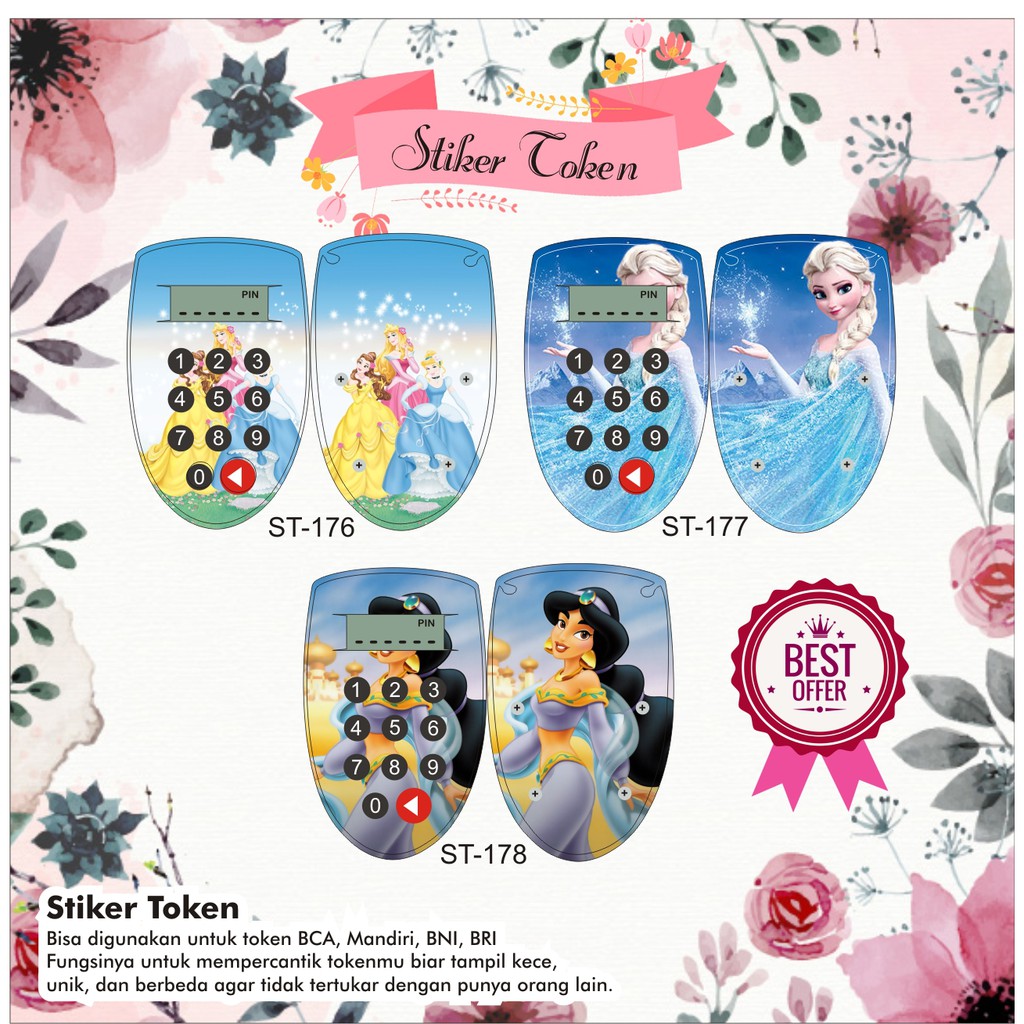 

Stiker Token BCA, Mandiri, BNI / Garskin