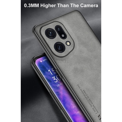 OPPO FIND X5 PRO 5G SOFT CASE PREMIUM NAPPA LEATHER