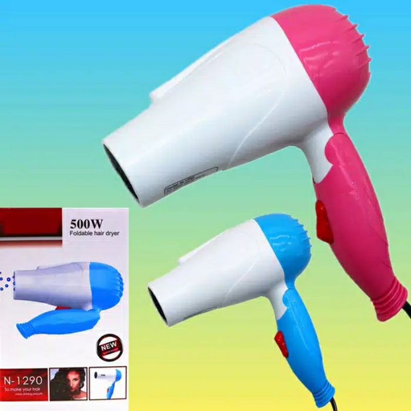 N 1290 Hair Dryer Pengering Rambut Lipat / Hairdrayer mini / Pengering Rambut