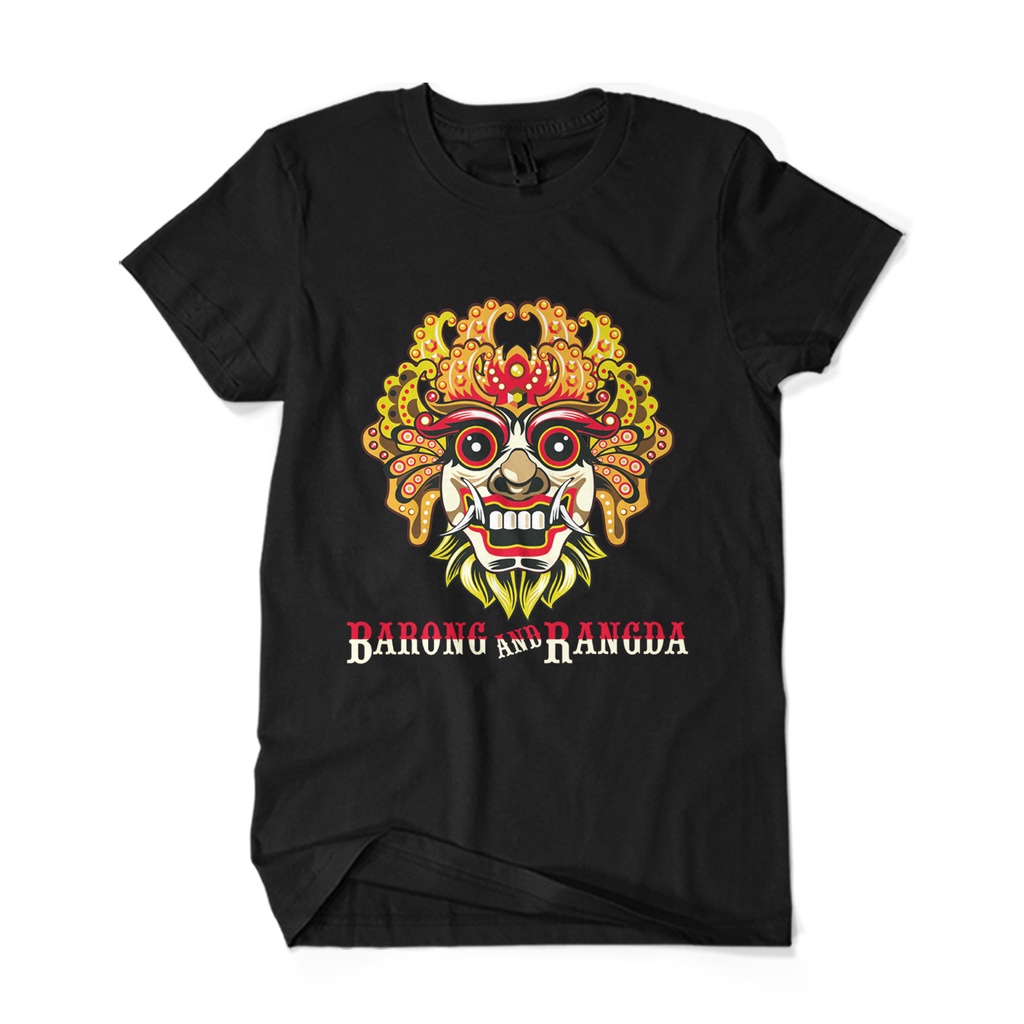 Baju Kaos BARONG AND RANGDA INDONESIA Singo Barong Bali KAOS KAGE