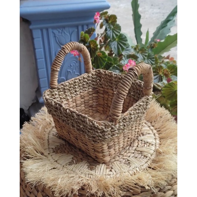 Tas eceng gondok tas serbaguna eceng hondok tas kerajinan tas joniong eceng gondok