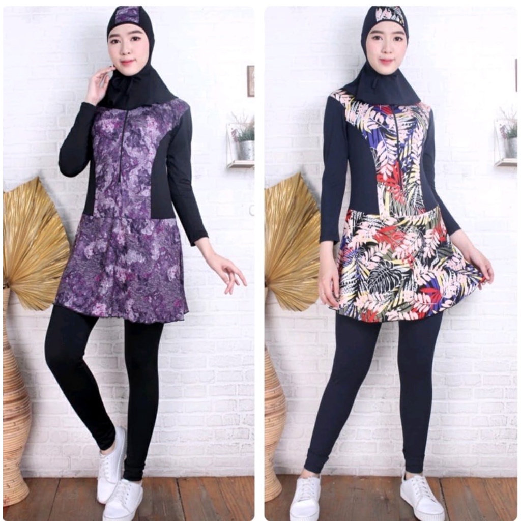 BAJU RENANG MUSLIMAH WANITA DEWASA SAMPAI JUMBO