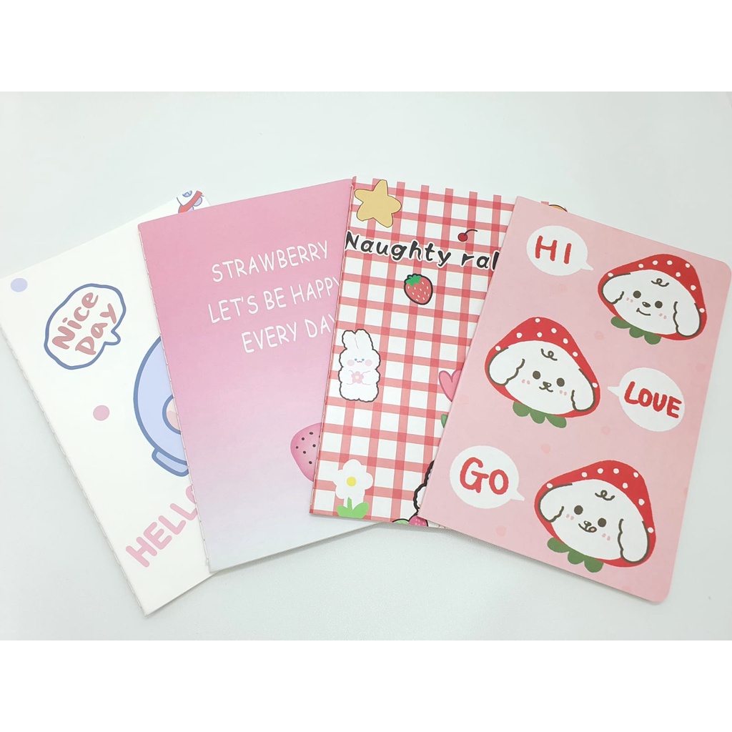 Buku Notes Cute Cartoon Character Notebook Lucu Import A5 [Part 2]