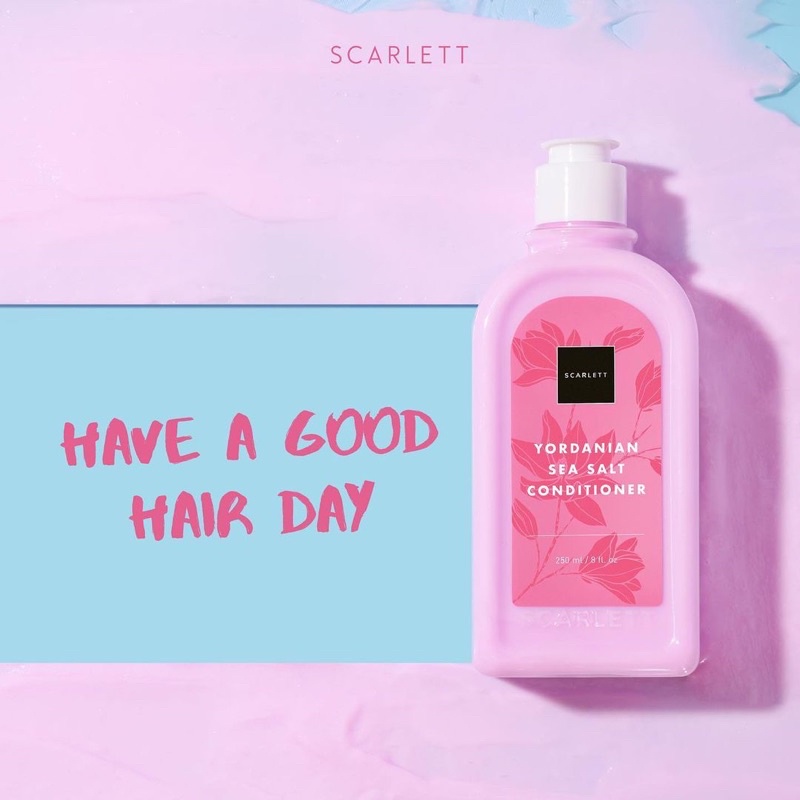 Scarlett Whitening Yordanian Seasalt Shampo Conditioner Shampo