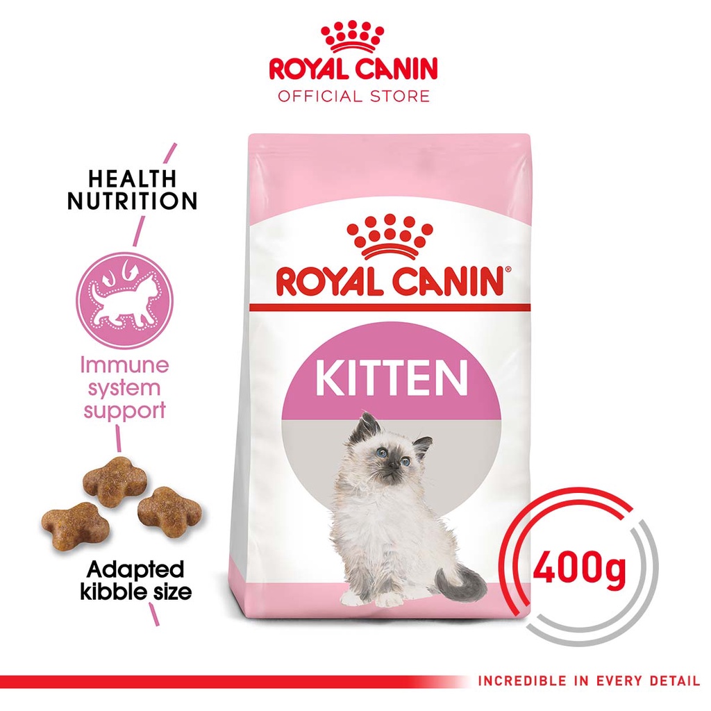 Royal Canin Kitten (0.4kg) Dry Makanan Anak Kucing - Feline Health Nutrition