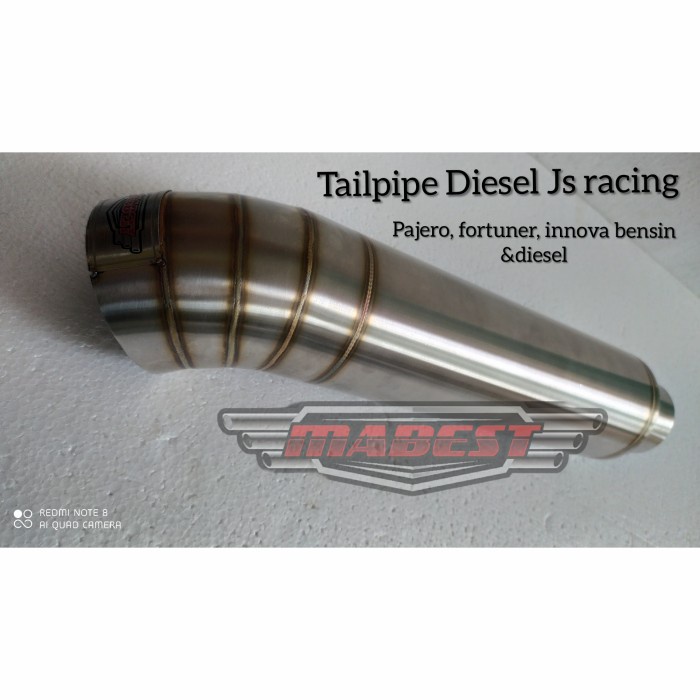 Knalpot Mobil Tailpipe Diesel Js Racing Untuk Pajero/Fortuner/Innova