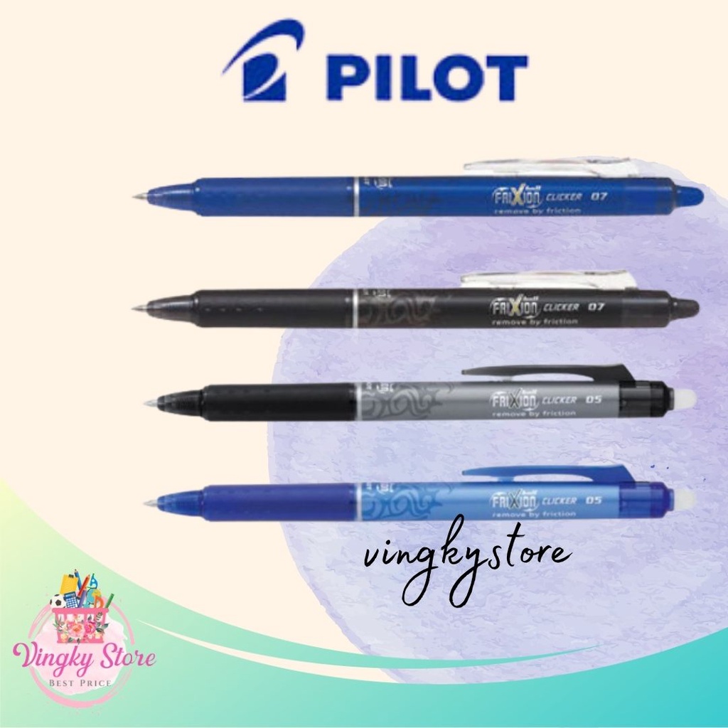 

Pulpen / Pen gel Pilot Frixion FR-05 (pen bisa hapus)