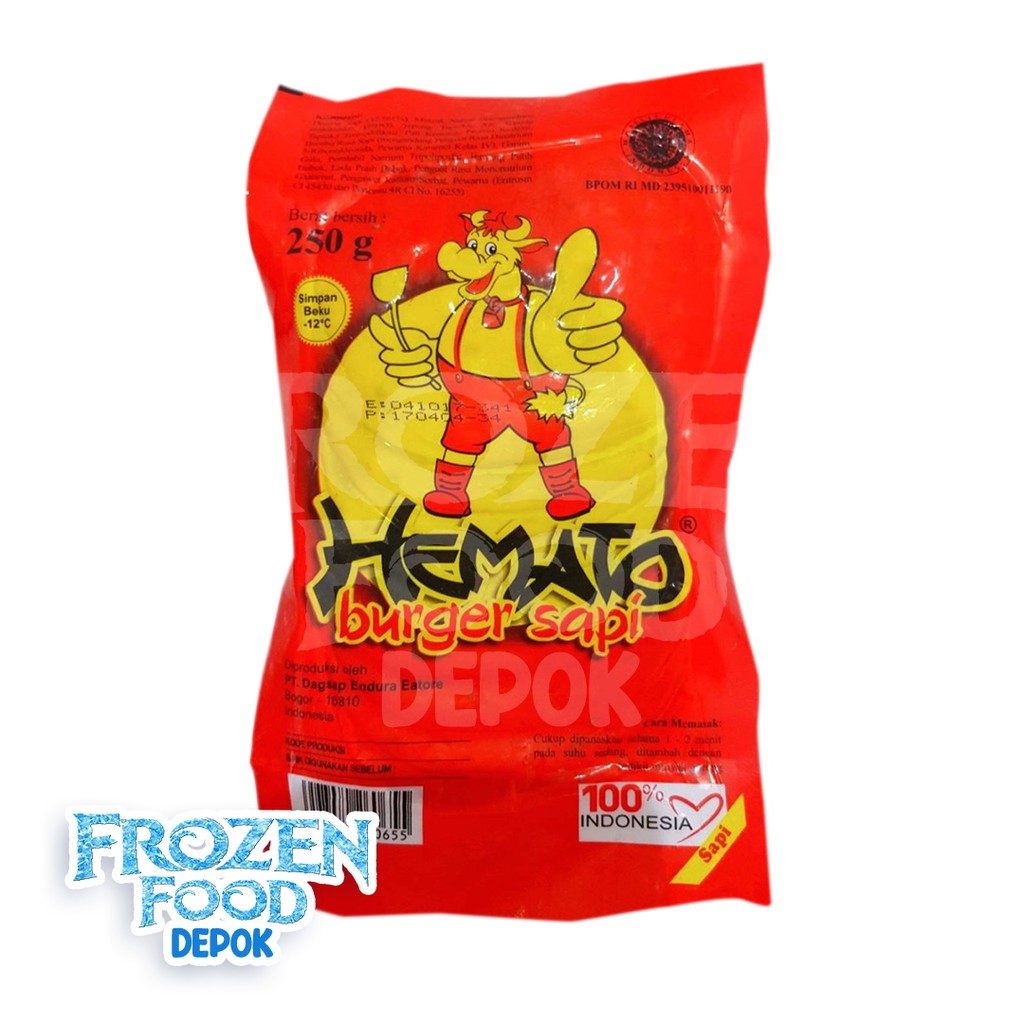 

HEMATO BURGER SAPI 250GRAM