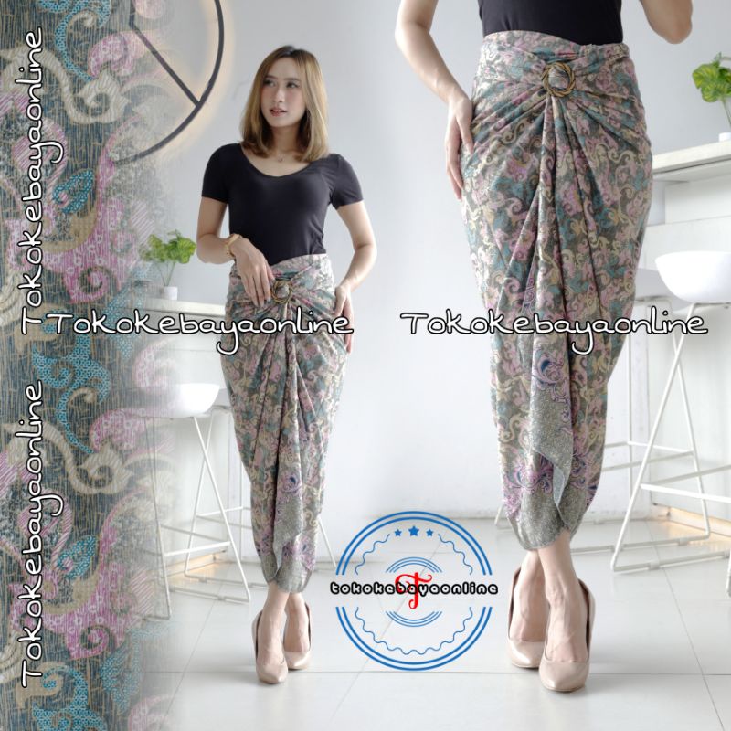 rok lilit batik / rok lilit batik kain lilit murah / lilit batik modern / 20 motif-clasik pink