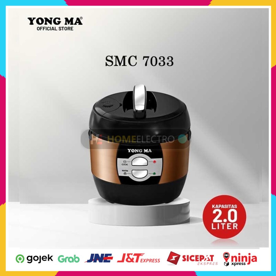 YONG MA Rice Cooker YMC 703 / SMC 7033 (2Lt) - Putih