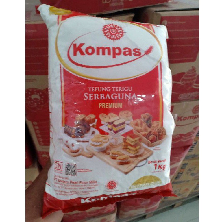 

Gosend Tepung Terigu Kompas 1 Kg Murah