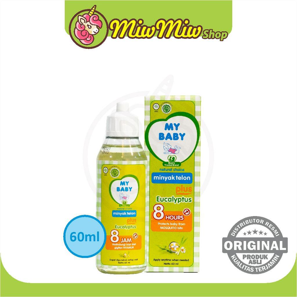 MY BABY Minyak Telon Plus Eucalyptus Untuk Bayi (60 ml/ 90 ml/ 150 ml)