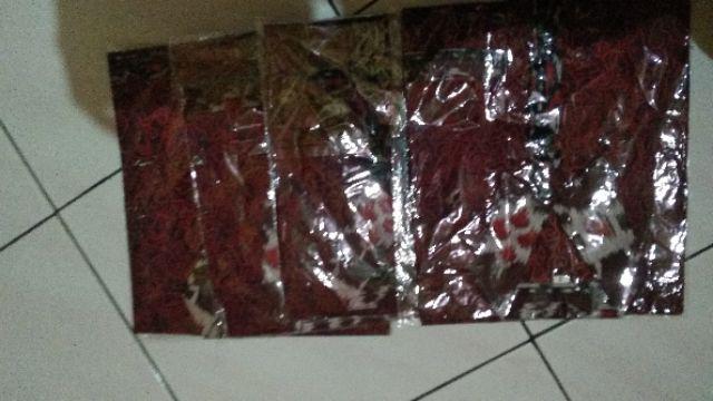 Asifa Batik Hrb026 Kenongo Kemeja Tosca Pendek Pekalongan Padi M L Xl Sogan Tulis Halus Kemeja Batik