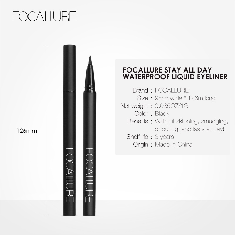 Focallure Black eyeliner waterproof FA13