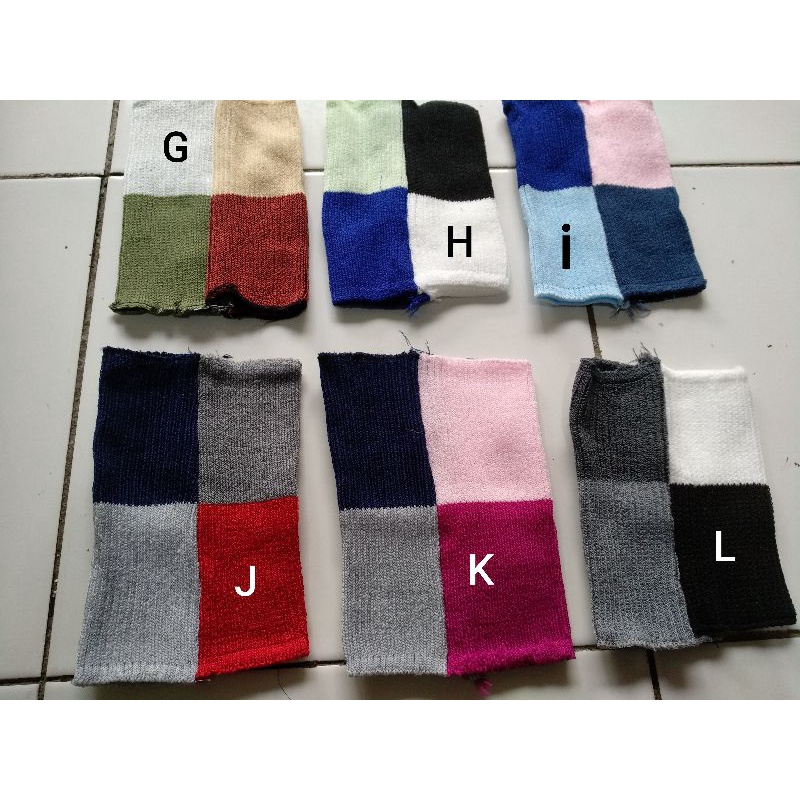 Bandana Ciput Rajut Halus / Ciput 2 Warna 4 Warna / Ciput Rajut 2in1 / Ciput 4in1 / Ciput 2 Tones 4 Tones