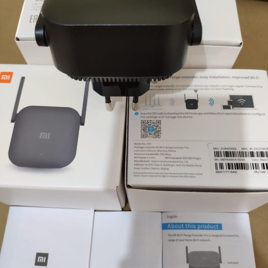 Trend-Xiaomi Mi Wi-Fi Range Extender Pro - 2 x 2 Antena Eksternal 300 Mbps GLOBAL VERSION