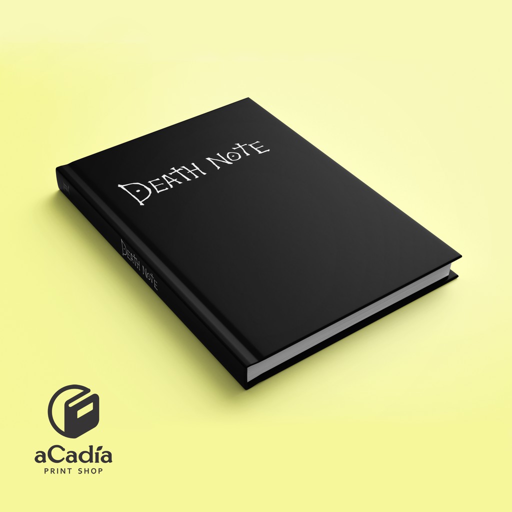 

NOTEBOOK CUSTOM A5 DEATH NOTE HARDCOVER | LIGHT YAGAMI | RYUK | BUKU LIGHT