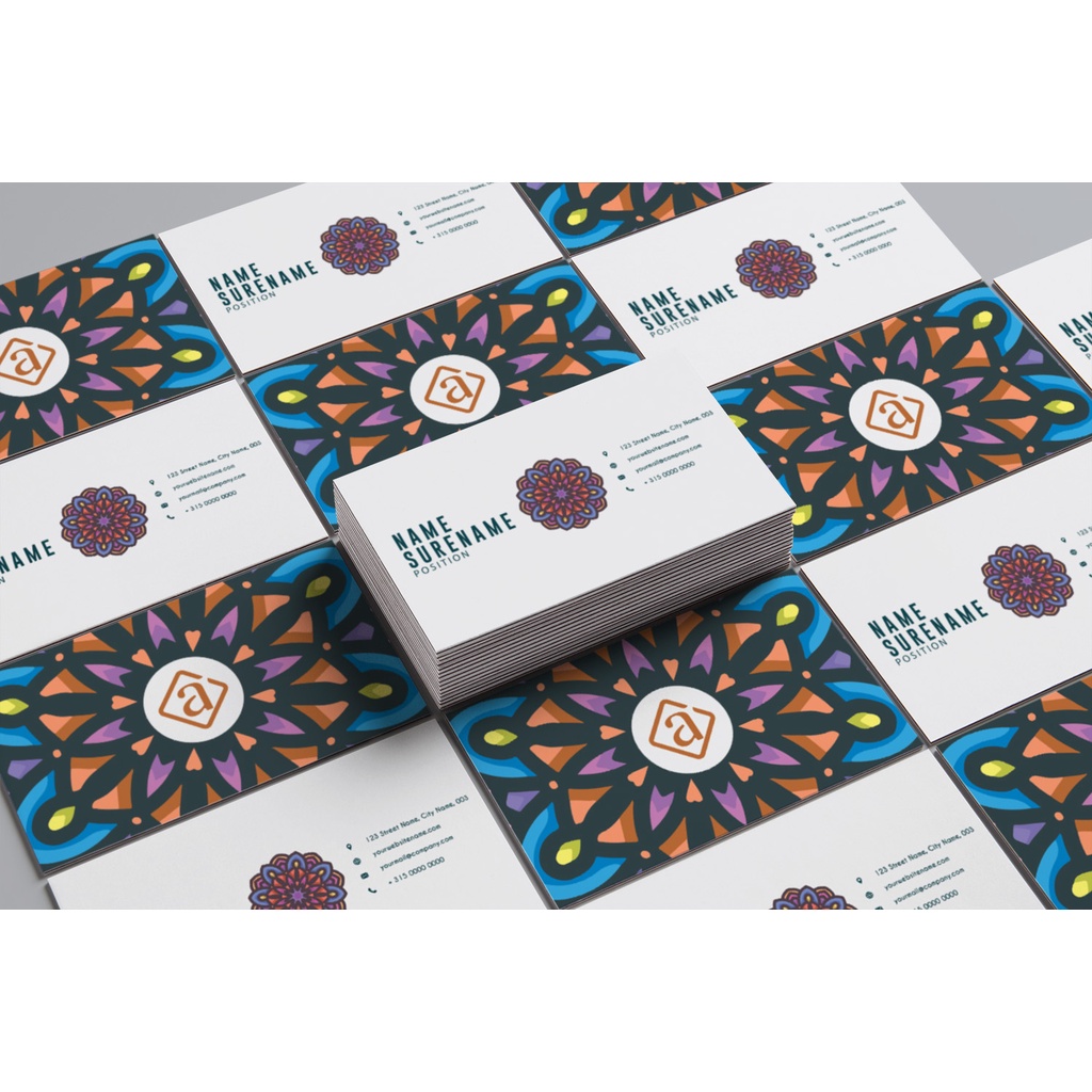Mandala Business Card Template