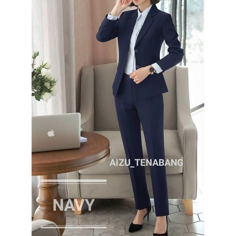 Celana formal wanita kerja kantor slimfit fashion trendy