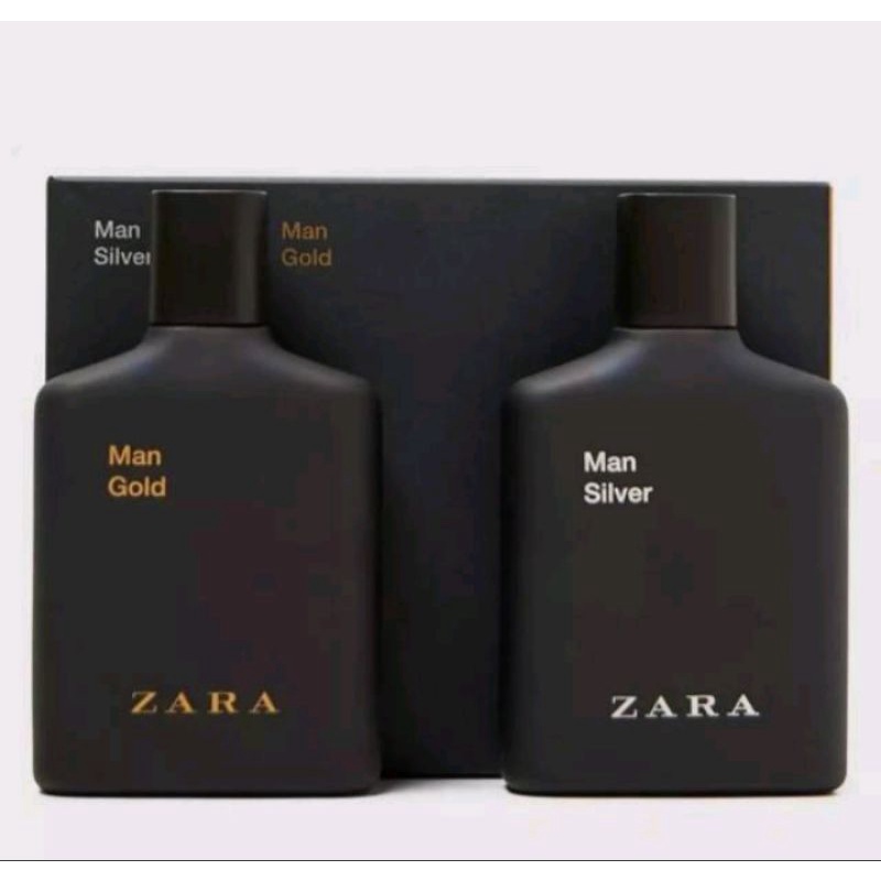 Parfum Original Eropa Zara Man Silver + Zara Man Glod 100 ml - parfum cowok