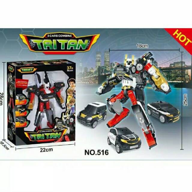 Tobot tritan kepala hitam