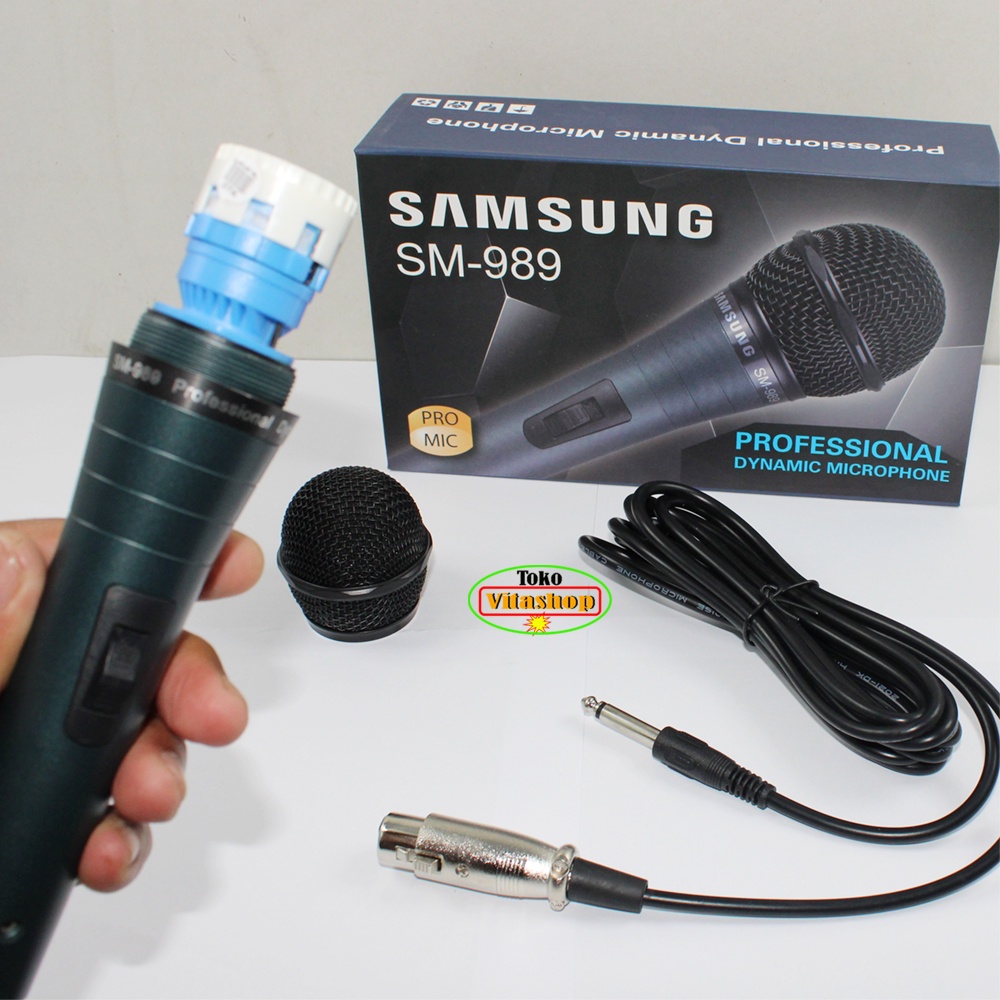 Microphone Kabel Samsung SM-989 Mic Cable / Mik Karaoke Mikrofone Vocal