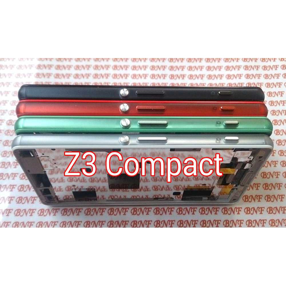 Original Frame - Tulang - Bezel - Sony Xperia Z3 Compact - Z3 Mini - D5803 - D5833 - SO-02G - Docomo