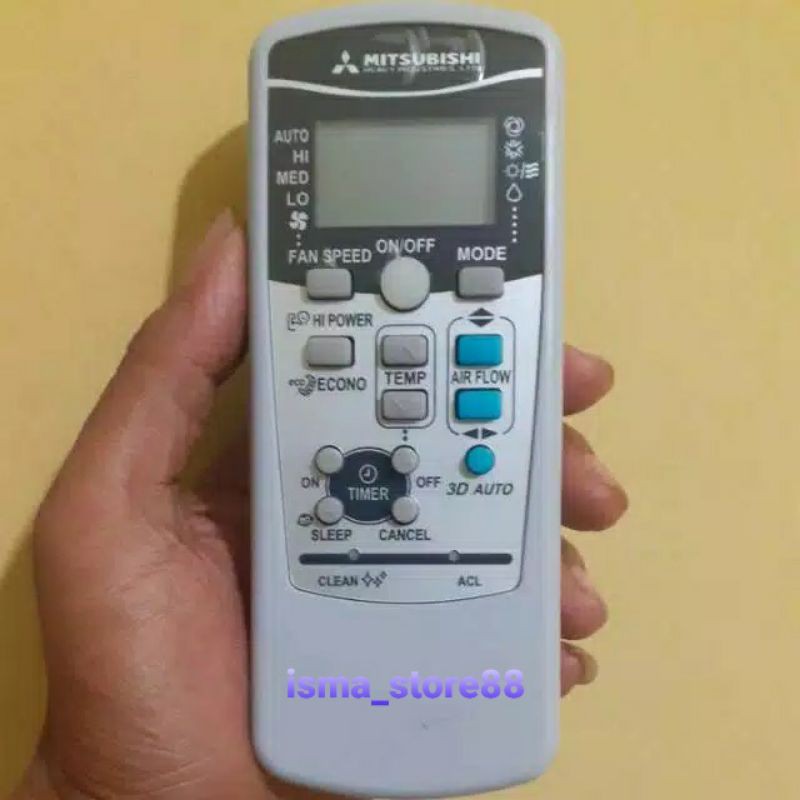 REMOT AC MITSUBISHI RXK502A001 3D AUTO