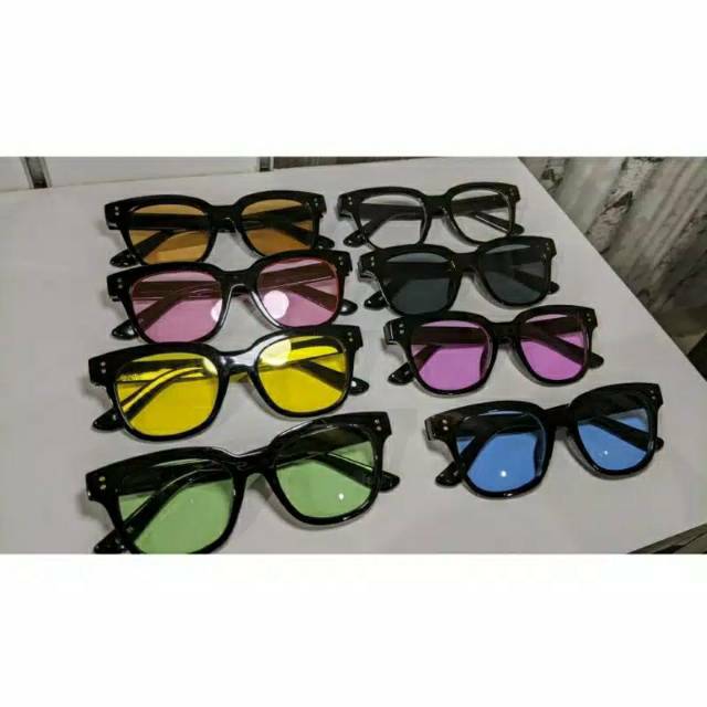 kacamata fashion small candy color sunglasses pria wanita