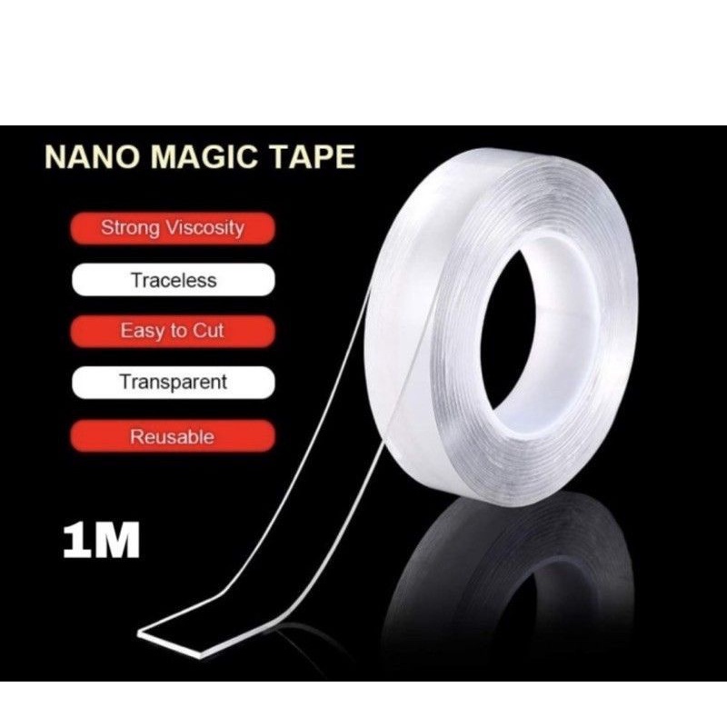 

Nano Magic Double Tape Bening Tahan Air Acrylic Washable