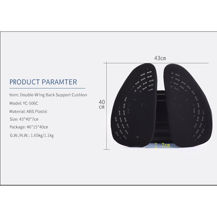 ALAT PENYANGGA PUNGGUNG PINGGANG / SANDARAN PUNGGUNG /  BACKCARE PAD SOHO