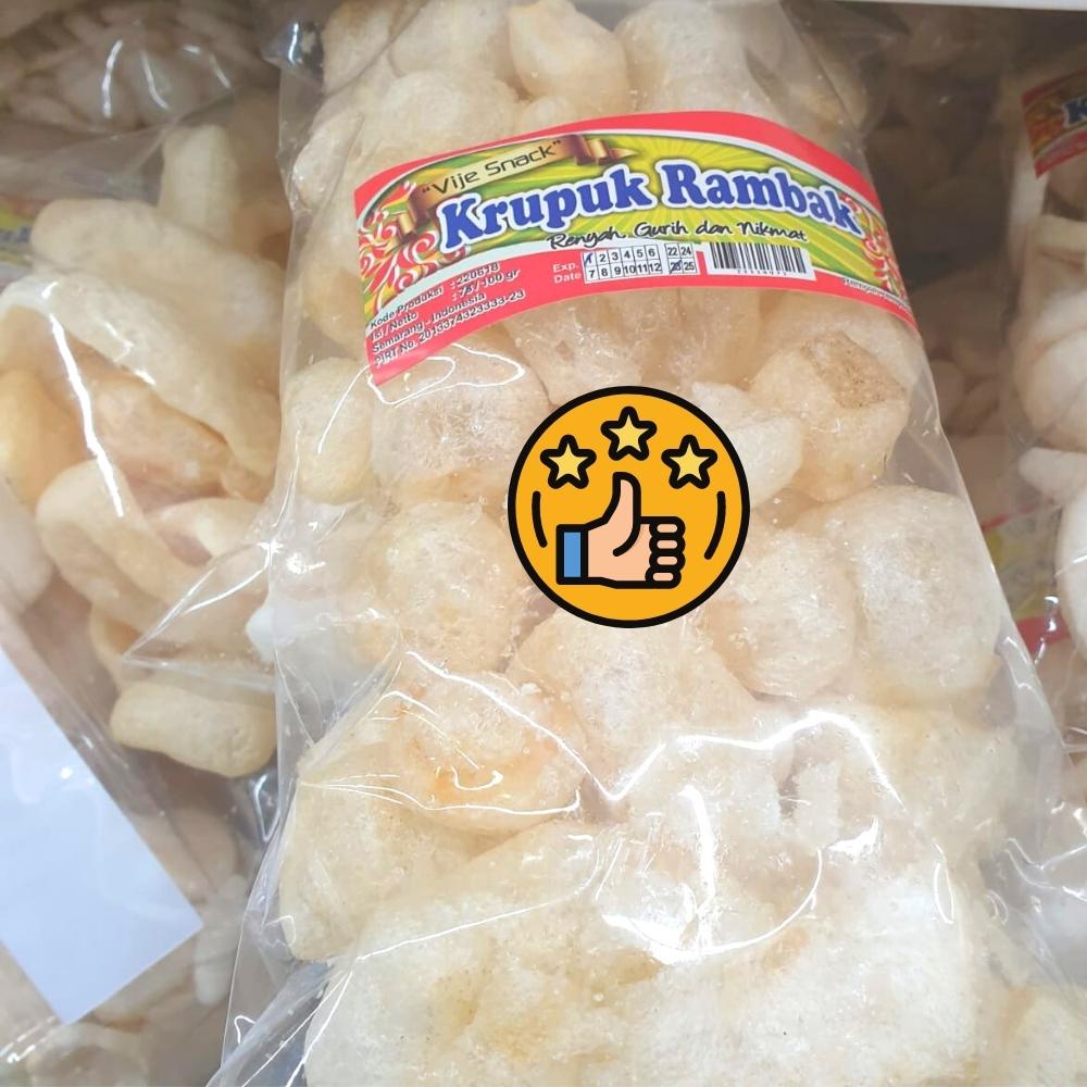 

Krupuk Rambak Vije Snack 75gr Kerupuk Cemilan Makanan Ringan Camilan