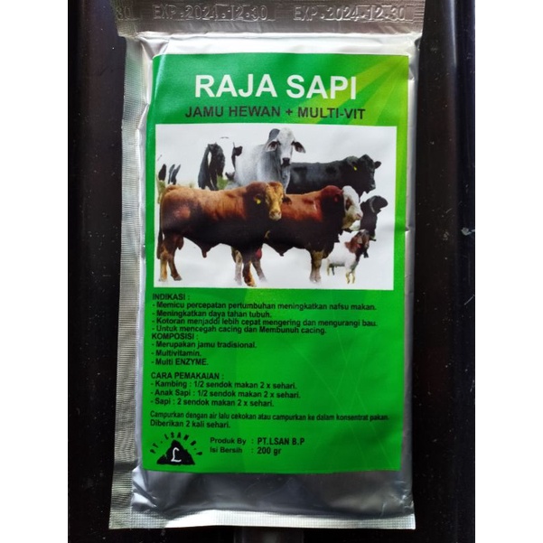 RAJA SAPI 200 Gram - JAMU+MULTI VIT