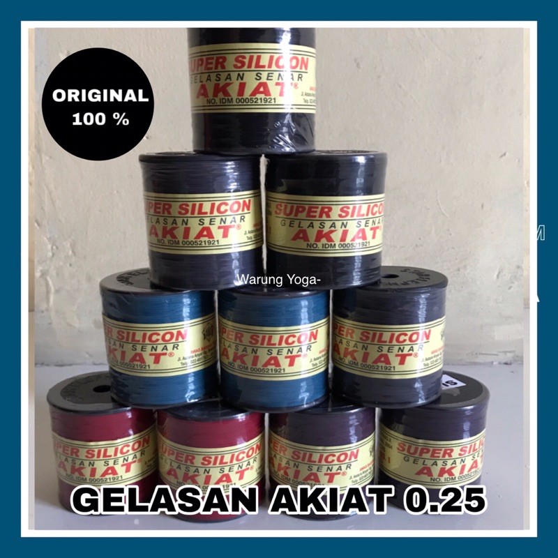Benang Layangan Gelasan Akiat Original 0.25