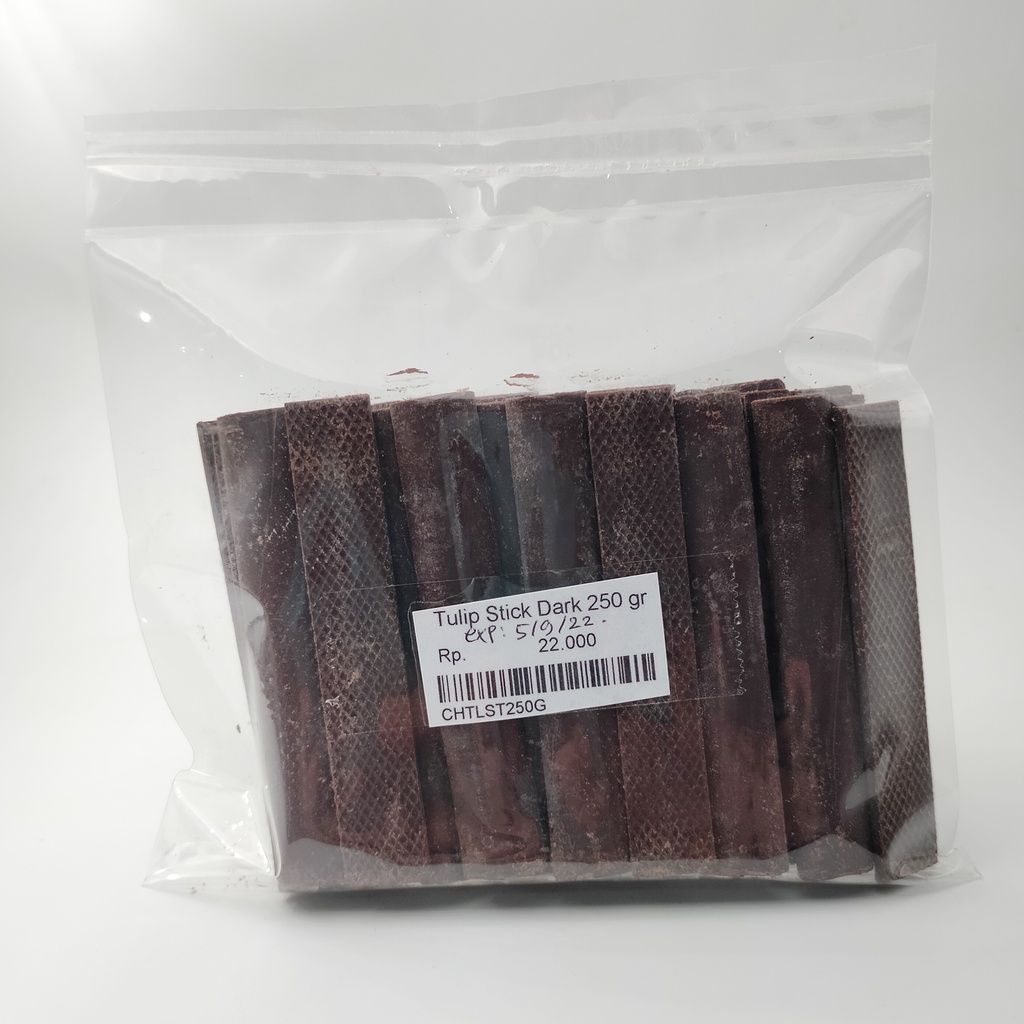 

Tulip Coklat Stick Dark Chocolate Compound 100 - 250 gr Batons